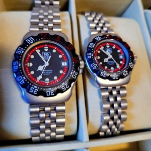 Authentic His and Her Tag Heuer Formula Watches